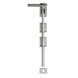 GARAGE DOOR DROP BOLT GALVANISED 18" / 450mm