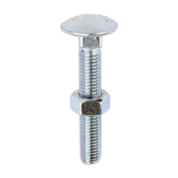 COACHBOLT & NUT M8 X 50 BZP