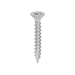 TIMCO CLASSIC WOODSCREW A2 SSS POZI CSK 6 X 1"   3.5x25mm