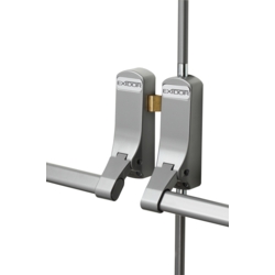 EXIDOR DOUBLE DOOR PANIC SET FOR REBATED DOORS 285