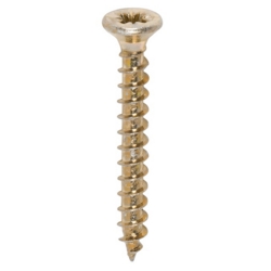 WOODSCREW CSK POZI ZYP 4 X 1"  3.0 X 25mm