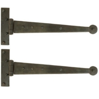 PENNY END 12" T HINGE BEESWAX (PAIR) 33006