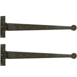 PENNY END 18" T HINGE BEESWAX (PAIR) 33010