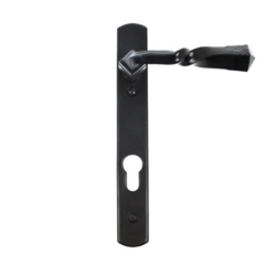 NARROW ESPAGNOLETTE LOCKSET 92mm E/P BLACK