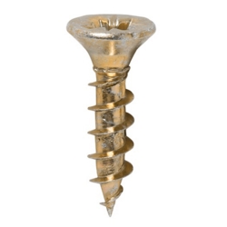WOODSCREW CSK POZI ZYP 4 X 1"  3.5 X 15mm