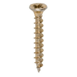 WOODSCREW CSK POZI ZYP 6 X 1"  3.5 X 25mm