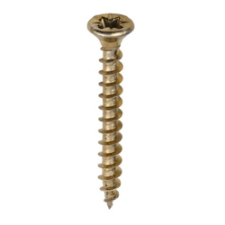 WOODSCREW CSK POZI ZYP 6 X 1 1/4"  3.5 X 30mm
