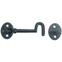TRADITIONAL CAST NO. 37 CABIN HOOK BLACK 12" 37-0300BK