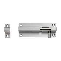 STRAIGHT BARREL BOLT POLISHED STAINLESS 100mm BBT1100/BSS