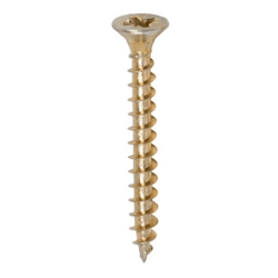 WOODSCREW CSK POZI ZYP 8 X 1 3/8"  4.0 X 35mm