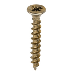 WOODSCREW CSK POZI ZYP 10 X 1 3/8"  5.0 X 35mm