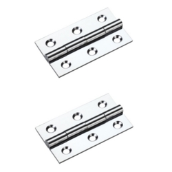 BUTT HINGE POLISHED CHROME 50x28x1.5mm TDF105CP