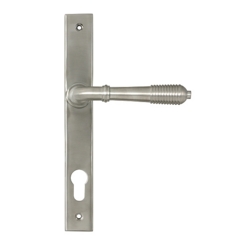 REEDED SLIMLINE ESPAGNOLETTE LOCK SET 92mm 316 GRADE SSS