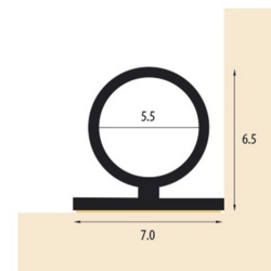 S/A REDDIPLEX ACCOUSTIC BUBBLE SEAL 5.5mm DIA   50M WHITE