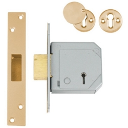 UNION C-SERIES 3G114E BS 5 LEVER DEADLOCK 67mm PB