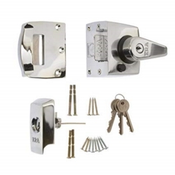 ERA BS CHROME AUTO DEADLOCKING NIGHTLATCH 60mm BACKSET