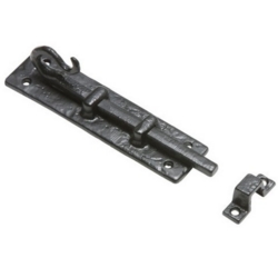 KIRKPATRICK 830 STRAIGHT BOLT 4" ANTIQUE BLACK