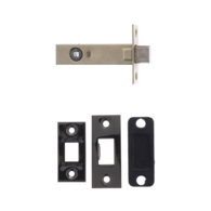 Tubular bathroom deadbolts