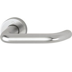 PARIS ALUMINIUM LEVER HANDLE ON ROSE SAA AR200S/10-SAA