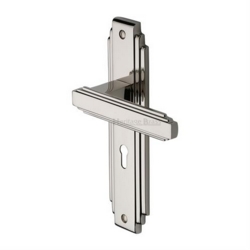 ASTORIA LEVER LOCK FURNITURE POLISHED NICKEL