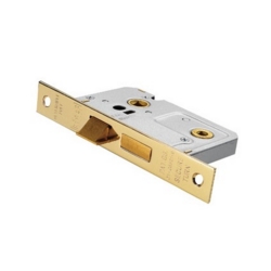 EUROSPEC 76mm BATHROOM MORTICE LOCK BRASS BAE5030EB