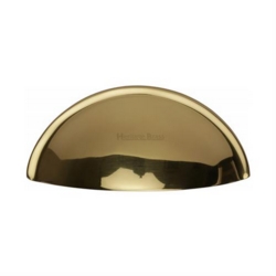 HALF MOON DRAWER PULL POLISHED BRASS C2760-PB