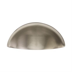 HALF MOON DRAWER PULL SATIN NICKEL C2760-SN