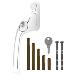 CHAMELEON ADAPTABLE L/H ESPAG HANDLE WHITE