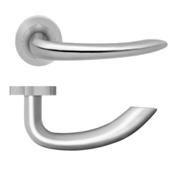 JERSEY LEVER ON ROSE SATIN STAINLESS STEEL ER19 OS 71