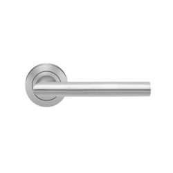 VERONA LEVER ON ROSE SATIN STAINLESS STEEL ER37 OS 71