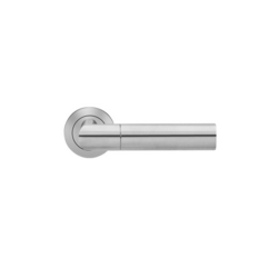 OREGON LEVER ON ROSE SATIN STAINLESS STEEL ER48 OS 71