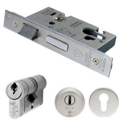 EUROSPEC BS3621 EURO PROFILE 64mm SASHLOCK SET ESB5025SSS
