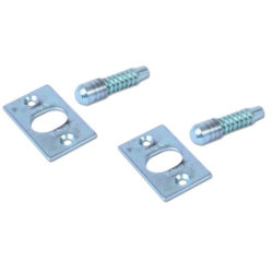 PAIR ERA 740 HINGE BOLT SATIN CHROME