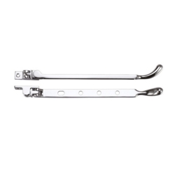 BULB END CASEMENT STAY 10" 254mm POLISHED CHROME FB101CP