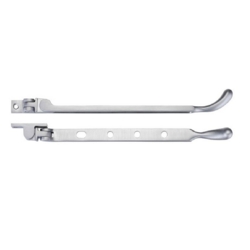 BULB END CASEMENT STAY 10" 254mm SATIN CHROME FB101SC