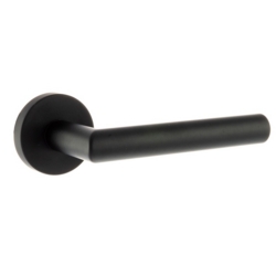 FORME ELLE LEVER ON MINIMAL ROUND ROSE MATT BLACK