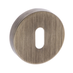 FORME MORTICE KEY ECSUTCHEONS ON MINIMAL ROSE YESTER BRONZE