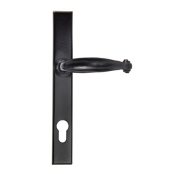 COTTAGE SLIMLINE ESPAGNOLETTE LOCK SET 92mm C/C BLACK