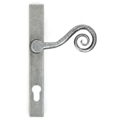 RIGHT HAND MONKEYTAIL SLIMLINE ESPAGNOLETTE PEWTER PATINA