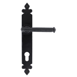 TUDOR ESPAGNOLETTE LOCKSET 92mm C/C BLACK