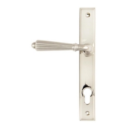 HINTON SLIMLINE ESPAGNOLETTE LOCK SET IN POLISHED NICKEL