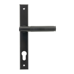 BROMPTON SLIMLINE ESPAGNOLETTE LOCK SET 92mm C/C BLACK