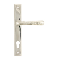 HAMMERED NEWBURY SLIMLINE ESPAGNOLETTE POLISHED NICKEL