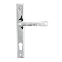 HAMMERED NEWBURY SLIMLINE 92mm ESPAGNOLETTE POLISHED CHROME