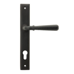HAMMERED NEWBURY SLIMLINE ESPAGNOLETTE AGED BRONZE