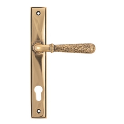 HAMMERED NEWBURY SLIMLINE ESPAGNOLETTE POLISHED BRONZE