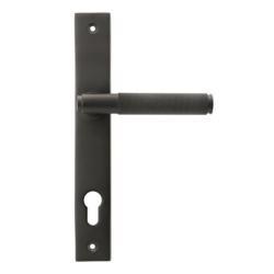 BROMPTON SLIMLINE ESPAGNOLETTE LOCK SET 92mm C/C AGED BRONZE