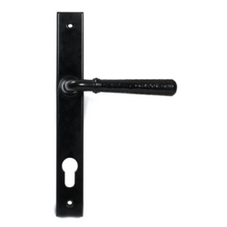 HAMMERED NEWBURY SLIMLINE ESPAGNOLETTE BLACK