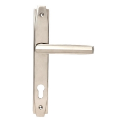 ART DECO SLIMLINE ESPAGNOLETTE LOSK SET POLISHED NICKEL