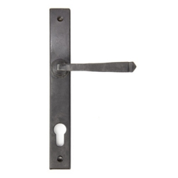 AVON SLIMLINE ESPAGNOLETTE LOCK SET 92mm C/C EXT. BEESWAX